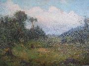 Creator:Edmond Dyonnet A forest meadow USA oil painting artist